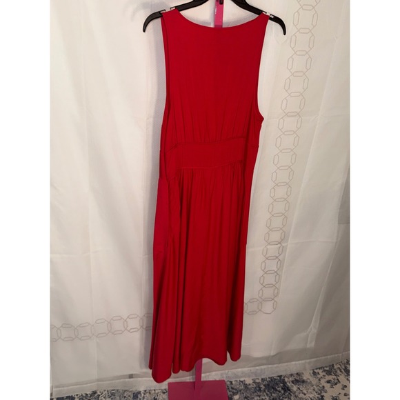 Plenty by Tracy Reese Red Corset Lace Up Midi Dress Size 10 - mordernwear.com Plenty by Tracy Reese Red Corset Lace Up Midi Dress Size 10 - mordernwear.com